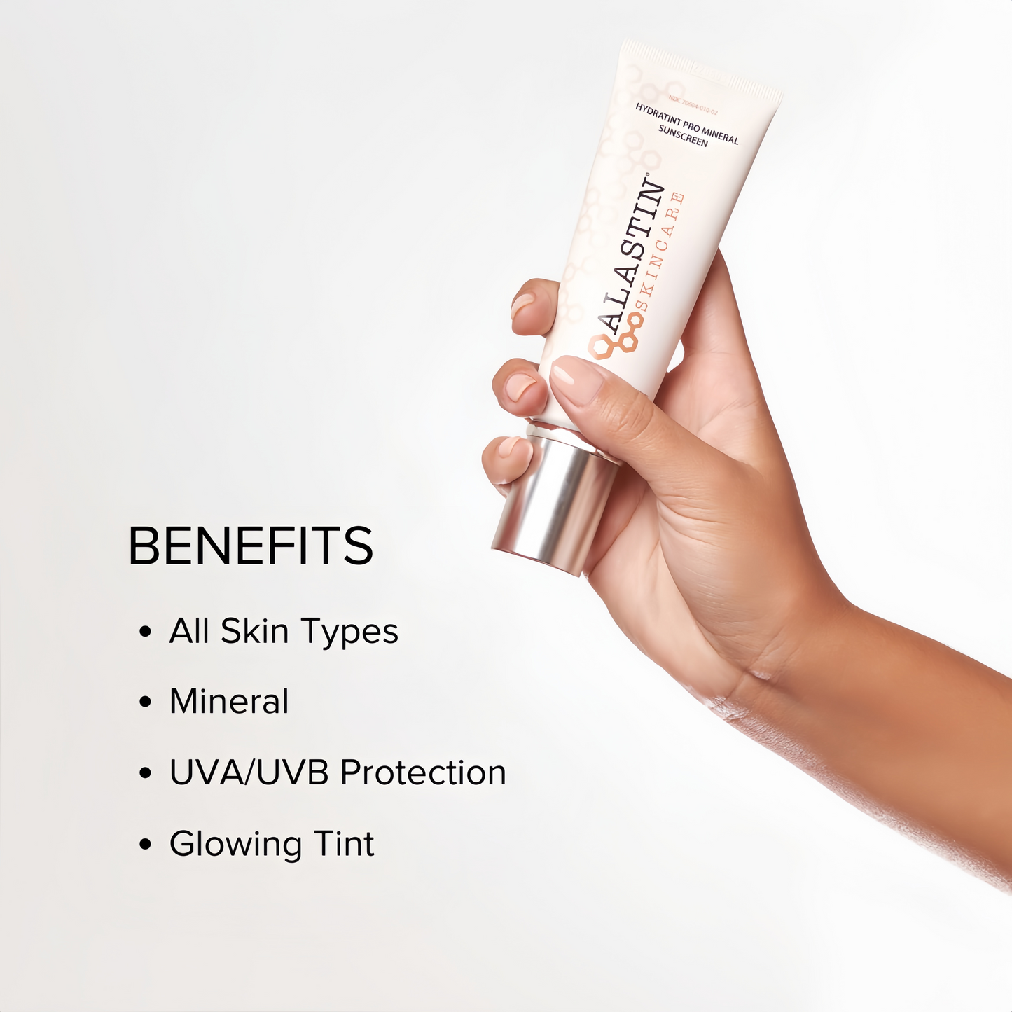 ALASTIN Skincare HydraTint Pro Mineral Sunscreen SPF 36 (3.2 oz) | 2-in-1 Tinted Daily Sunblock Moisturizer for Face & Neck | Fragrance-Free, Water Resistant